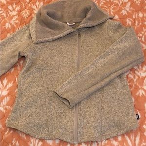 Avia zip-up cowl neck sweatshirt size M